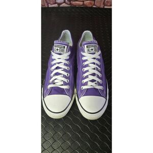 Unisex Purple Converse Chuck Taylor All Stars Shoes Size Men 9 Women Size 11